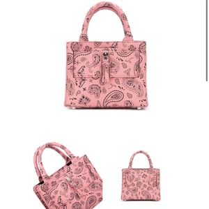 Brandon Blackwood Pink bandanna